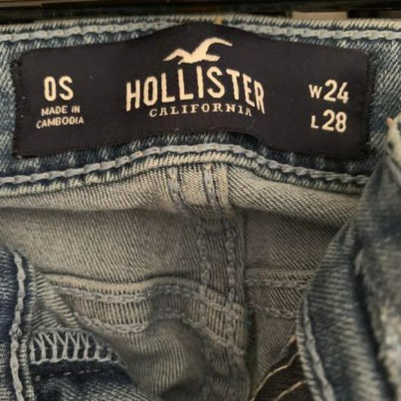 Hollister High-Rise Medium Wash Jean Leggings - Picture 3 of 3